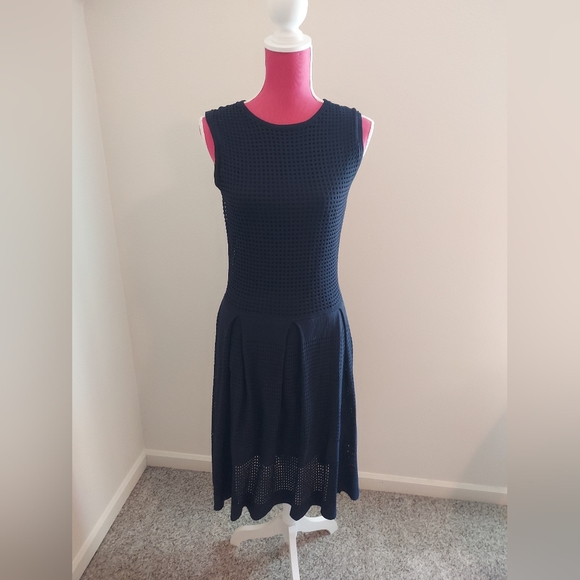 John + Jenn Lined Sleeveless Open Knit Tennis Dress, Size L - Picture 5 of 12